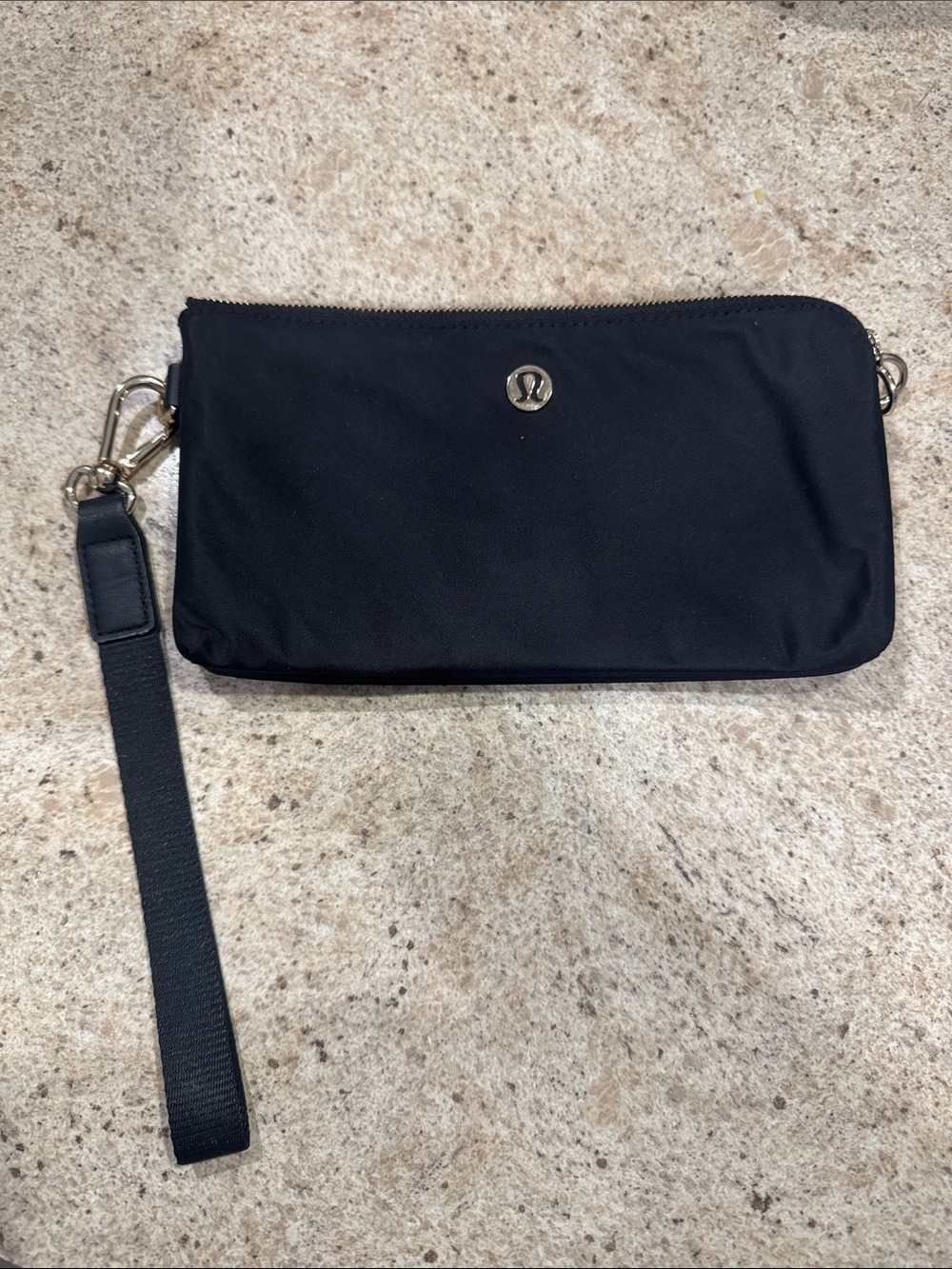 lululemon athletica Black Wristlet with Detachable Strap